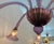 Murano Myran Allan Luxury Lighting Italian Mouth-Blown Amethyst Myran Glass Chandelier For Sale - Image 4 of 5