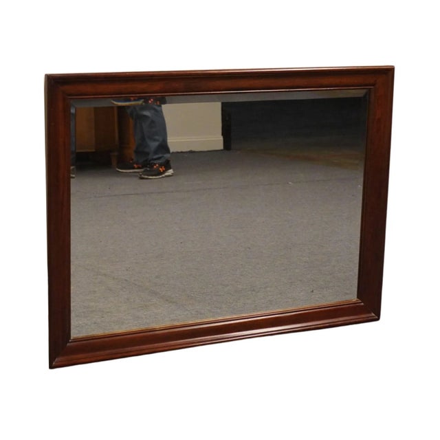 CRESENT FURNITURE Solid Cherry Traditional Style 45" Dresser / Wall Mirror 33.5" High 45.25" Wide 1.5" Deep We specialize...