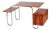 Bauhaus Walnut Writing Desk by A. Lurcat for Kovona, Czech, 1940s For Sale