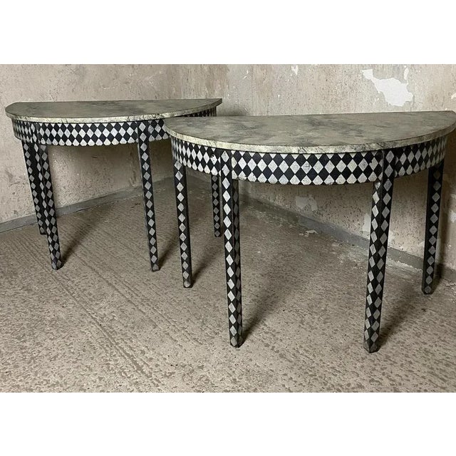 Wood Painted Georgian Side Tables, 1830, Set of 2 For Sale - Image 7 of 10