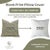 Not Yet Made - Made To Order Fabdivine Indian Block Print Cushion Cover 22x22 Inch Cotton Satin-Throny Stems For Sale - Image 5 of 5