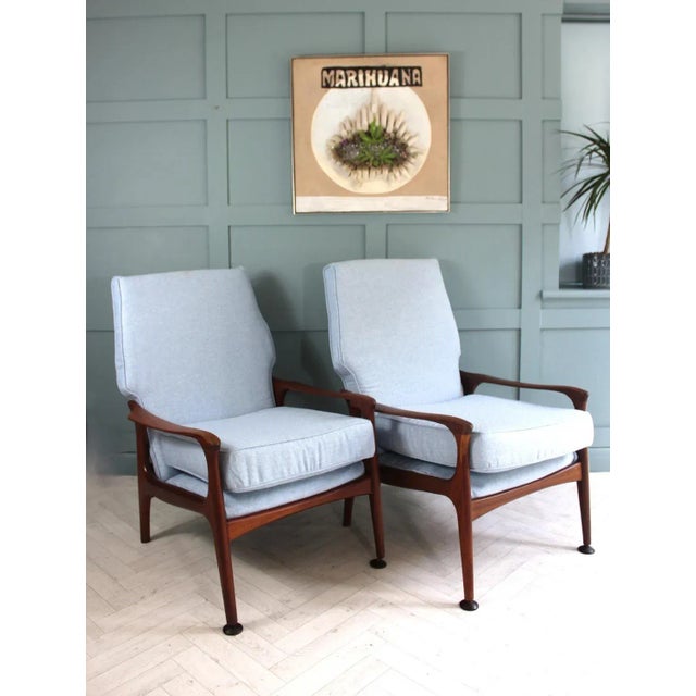 Wood Mid-Century Danish Teak Armchair by Fred Lowen, 1960 For Sale - Image 7 of 11