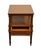 High End Vintage Banded Mahogany Italian Regency 16" Accent End Table For Sale - Image 4 of 11
