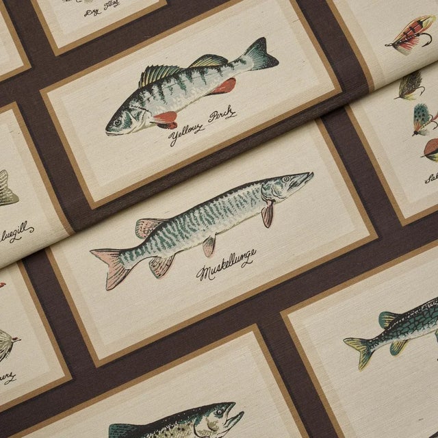 Not Yet Made - Made To Order Schumacher Jamie's Trophies Sisal Wallpaper In Charcoal For Sale - Image 5 of 6