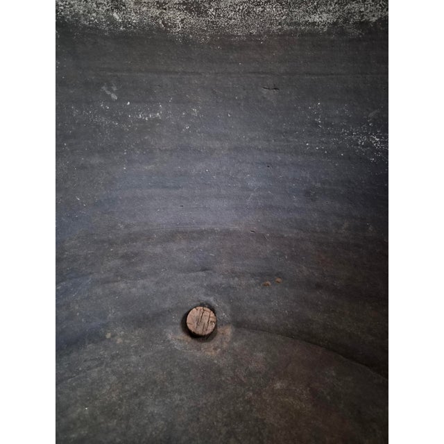 Antique French Rustic Terracotta Wash Trough, Auvergne, 19th Century For Sale - Image 9 of 18