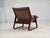 Norwegian Lounge Chair in Brown Furniture Leather, 1970s For Sale - Image 9 of 18