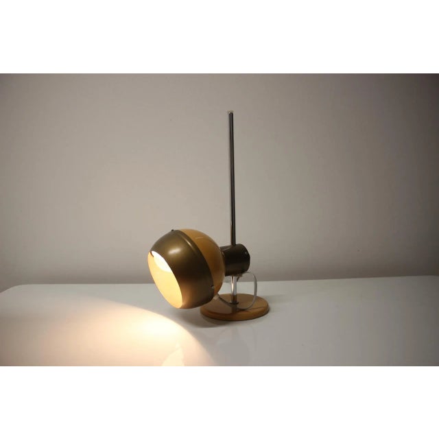 Mid-Century Magnetic Table Lamp from Drukov, 1970s For Sale - Image 10 of 13
