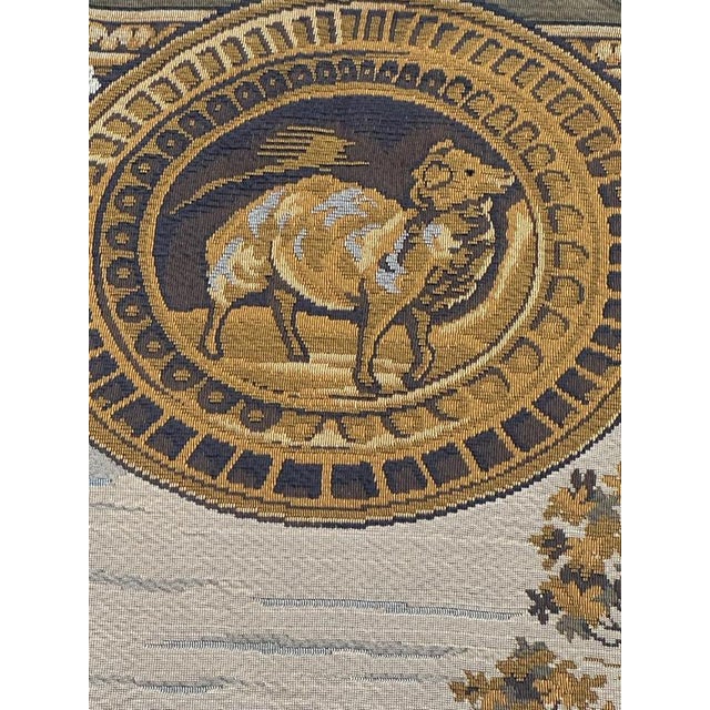 Aubusson Style Jacquard Tapestry, 1980s For Sale - Image 13 of 18