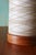 1960s Gordon and Jane Martz M85 Lamp for Marshall Studios Matte White Tan Incised Decoration For Sale - Image 11 of 14