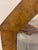 Wood Antique Octagonal Mirror in Burl Wood with Carved Scroll Pediment, 1890s For Sale - Image 7 of 8