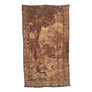 Antique French Aubusson Jacquard Tapestry Panel, 1920s For Sale