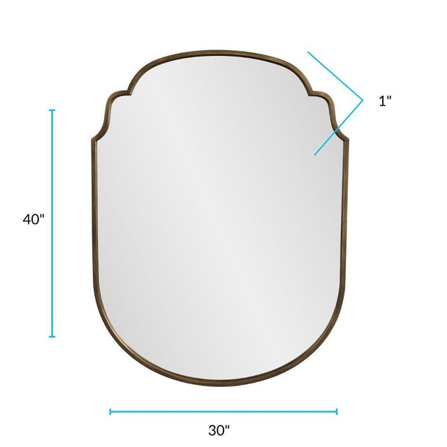 Maison Curve Mirror For Sale In Chicago - Image 6 of 8