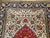 Vintage Qum Area Rug, Hand-Knotted Wool & Silk, Floral Medallion Pattern, 5x7, Ivory & Red For Sale - Image 12 of 18