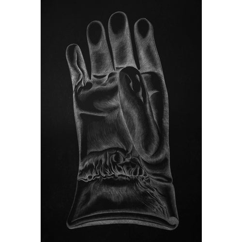 Giacomo Porzano, Black Glove Artist's Proof, Etching, 1972 For Sale