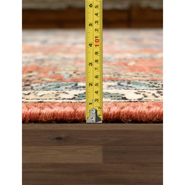 2020s Serapi Wool Rust Area Rug- 6' 0'' X 6' 0'' For Sale - Image 5 of 6