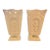 Late 20th Century Neoclassical Cream Ceramic Putti Pedestal Vases – A Pair For Sale