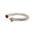 David Yurman David Yurman Classic Cable 7mm 18k Yg 925 Silver Carnelian Bangle Cuff Bracelet For Sale - Image 4 of 8