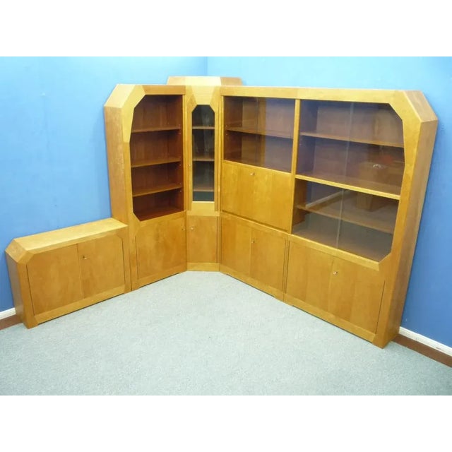 Anthroposophical Furnique Installation by Felix Kayser for Schiller Möbel Stuttgart Bad-Cannstatt, 1940s, Set of 5 For Sale - Image 13 of 13