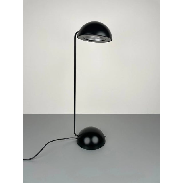 Black "Bikini" adjustable table lamp designed by Barbieri and Marianelli for Tronconi Milano, Italy, 1980s. On the bottom...