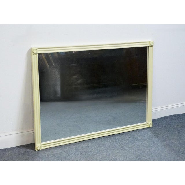 Bassett Bassett Furniture Ticino Collection Cream Painted 51" Mirror 238-96-242 For Sale - Image 4 of 6