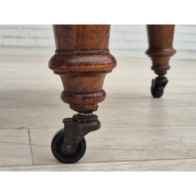 Danish Lounge Chair in Red Furniture Wool, 1950s For Sale - Image 12 of 17