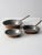 Antique Copper Pans Set of 3 For Sale - Image 4 of 11
