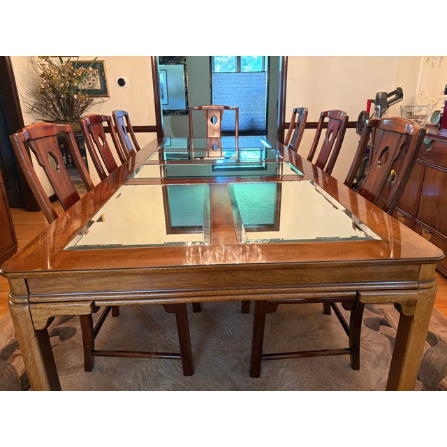 Thomasville 1980s Thomasville "Horizon" Collection Dining Table & Chairs For Sale - Image 4 of 10