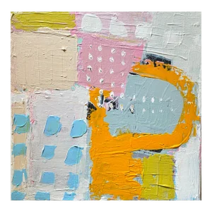 Sarah Trundle, Conteporary Abstract Painting, "Little Boxes"