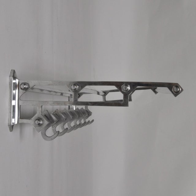 Art Deco Iron Coat Rack, 1950s For Sale - Image 4 of 9