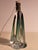 Emerald Green Crystal Table Lamp attributed to Val Saint Lambert, 1950s For Sale - Image 9 of 15