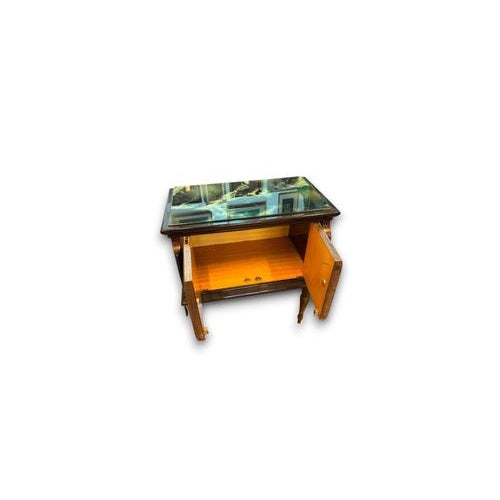 Art Deco Chest of Drawers with Mirror and Nightstands, Italy, 1930s, Set of 3 For Sale - Image 12 of 18
