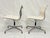 1980s Pair Eames Aluminum Group Swivel Chairs for Herman Miller, Vitra Italy For Sale - Image 5 of 18