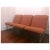 Herman Miller Motivated Seller: 1970s, Mid-Century Modern Tubular Chrome Sofa by Allsteel in Orange For Sale - Image 4 of 12