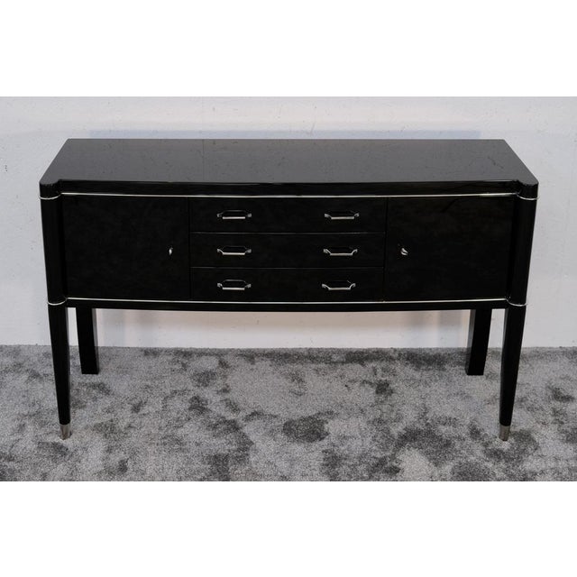 1940s Small Sideboard on High Legs from De Coene Frères, 1940s For Sale - Image 5 of 9