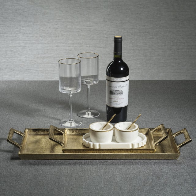 Calacatta Marble Condiment Set For Sale - Image 4 of 5