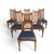 Set of Six Restored Mid-Century Oak Slat-Back Dining Chairs, Walnut For Sale - Image 18 of 18