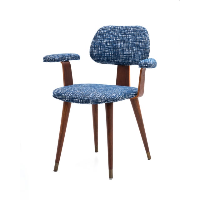 Mid-Century Modern Mid Century Walnut Plywood Armchair After Thonet Eames For Sale - Image 3 of 12