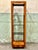 1960s 1960s Lane MCM Narrow Wood Open Display Case/Etagere W/Adjustable Smoked Glass Shelves For Sale - Image 5 of 12