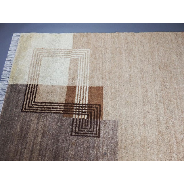 Art Deco Modern Wool Rug, 1930s For Sale - Image 9 of 15