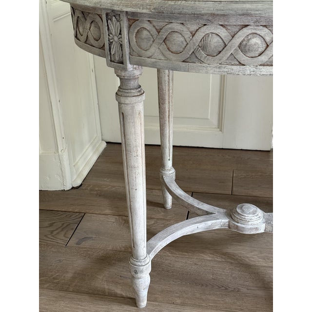 Wood Small Antique Gustavian Table, 1850 For Sale - Image 7 of 12