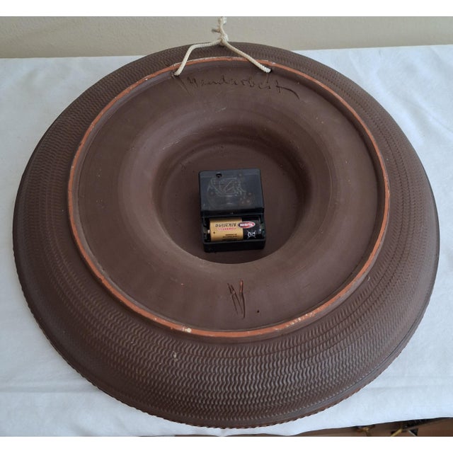 1970s Vintage German Wall Clock by Silberdistel, 1970s For Sale - Image 5 of 8