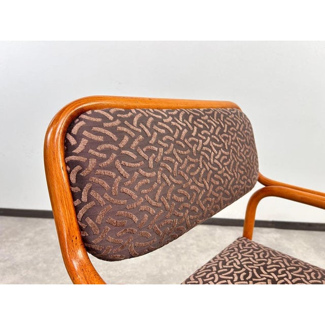 Brown Vintage Art Deco Armchairs from Thonet, 1929, Set of 2 For Sale - Image 8 of 15