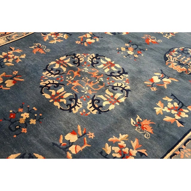 Antique Chinese Peking Rug For Sale - Image 4 of 7