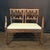 Exquisite pair of Italian Neoclassical late 18th century two-seat chair settees or loveseats. These antique walnut tete-a-...