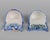 Blue 19th Century French Faience Bénitier, or Wall Pocket, Hand-Painted For Sale - Image 8 of 10