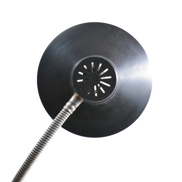 Bauhaus Black Bakelite Table Lamp from Elektrosvit, 1970s For Sale - Image 3 of 7