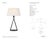 Ian K. Fowler by Visual Comfort Signature Cesta 28" Sculpted Table Lamp in Aged Iron with Linen Shade Designer: Ian K....