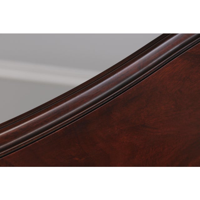 Henkel Harris Mahogany Model 199 Carved Queen Size Poster Bed For Sale - Image 10 of 17