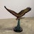 Bronze Bald Eagle in Flight With Outstretched Talons Sculpture - 30"h For Sale - Image 9 of 11