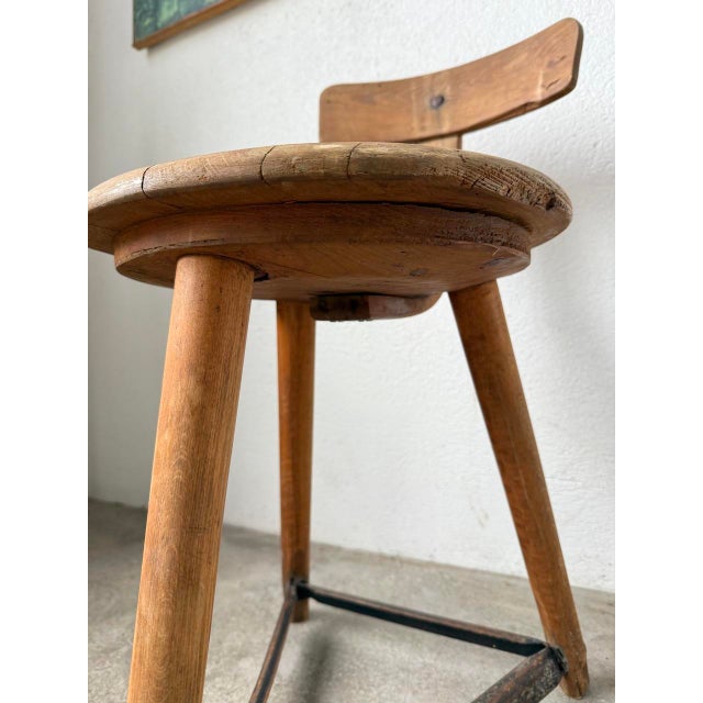 Tripod Workshop Chair, 1950s For Sale - Image 16 of 18